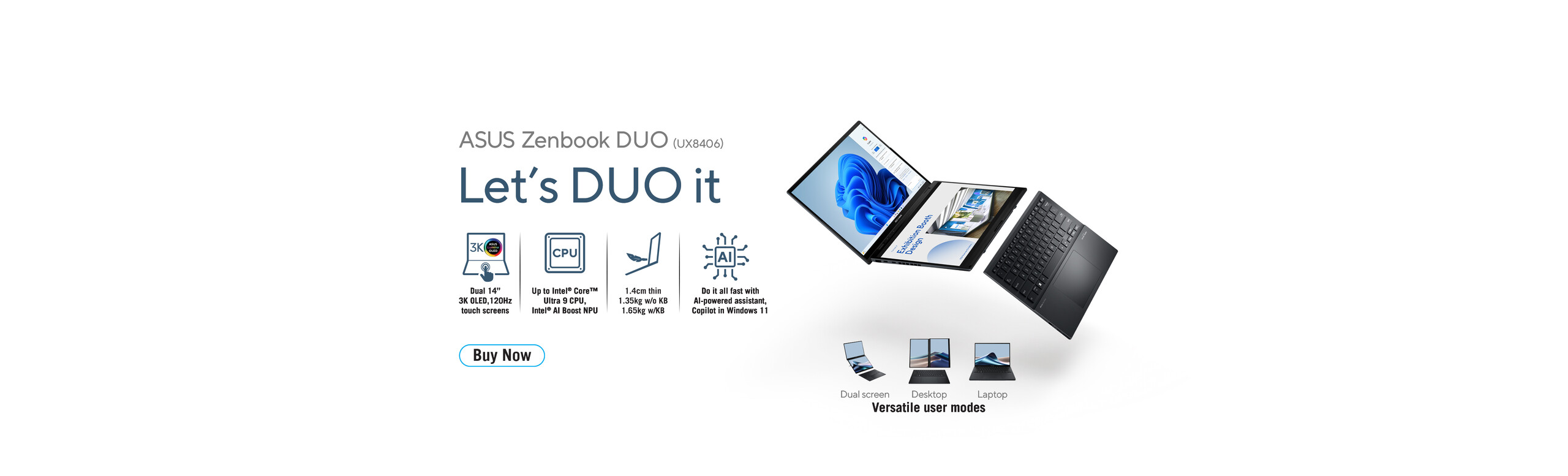 ASUS Zenbook Duo (2024) UX8406