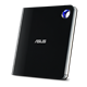 ASUS SBW-06D5H-U front view, tilted 45 degrees, with blue LED ring 