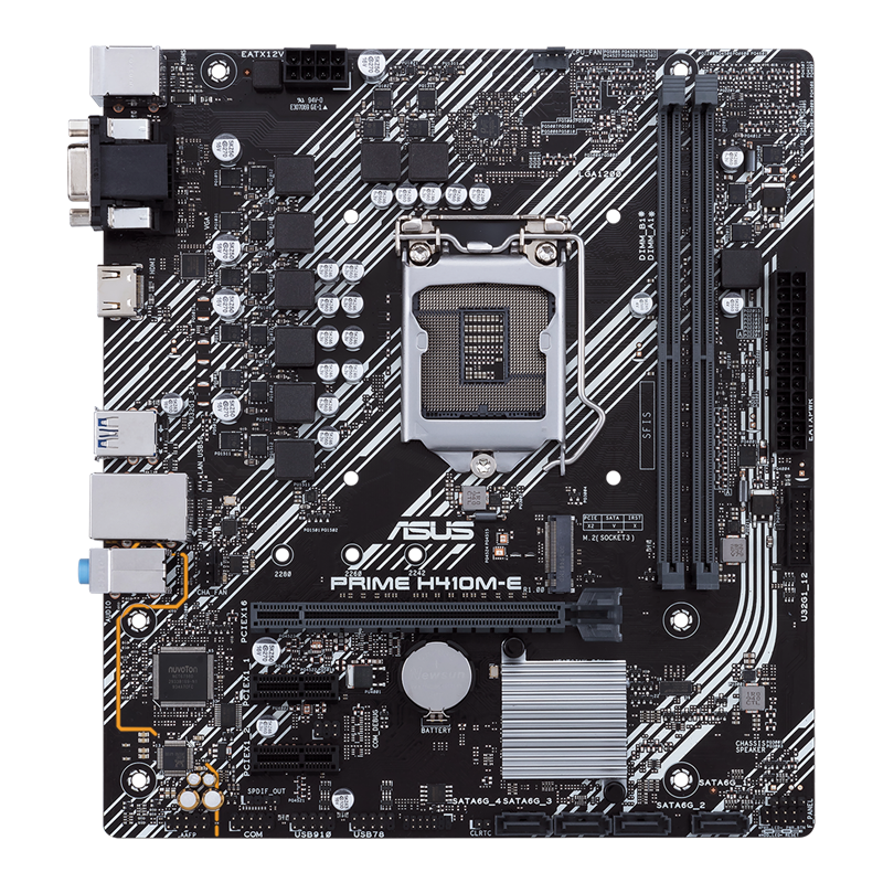 PRIME H410M-E front view