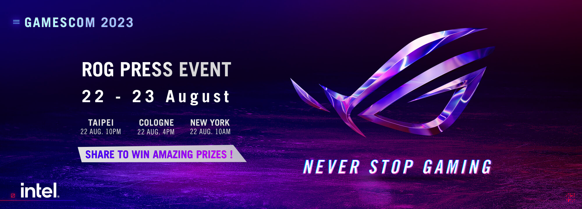 Banner akcie Gamescom